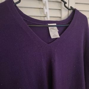 Just My Size 2X Purple Womens Sweater